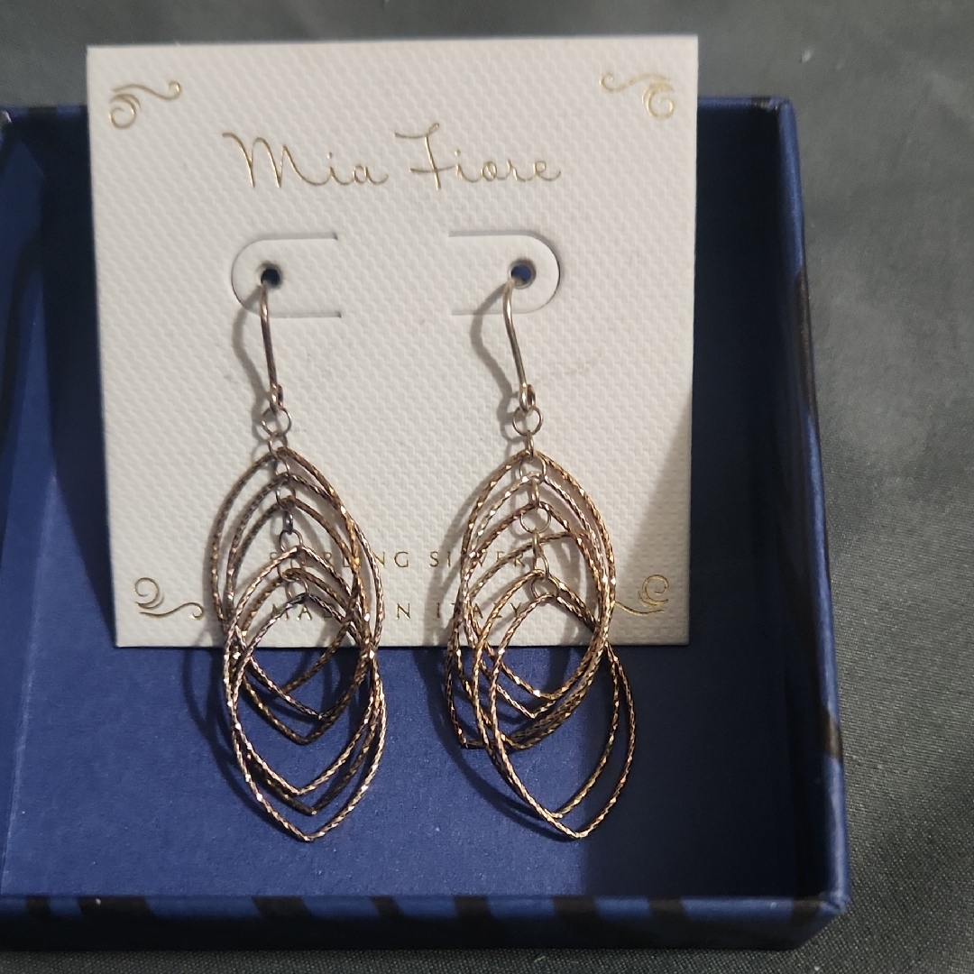 Mia Fiore Sterling Silver Dangle Earrings Nwt 32$
